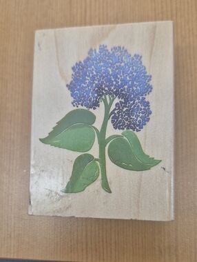 Floral Hydrangea Rubber Stamp By All Night Media